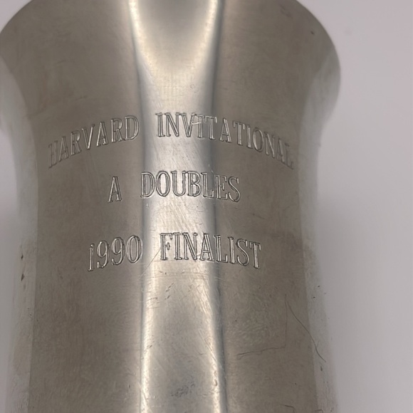 Vintage - Harvard -1990 - Invitational - A Doubles Finalist Trophy - Picture 4 of 7
